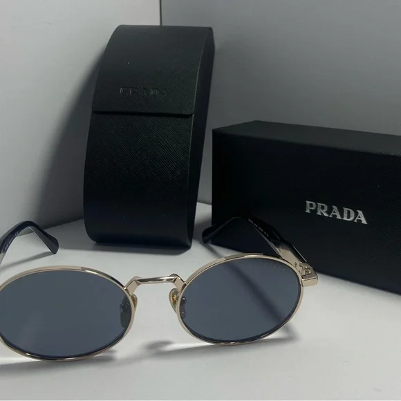 Prada | Accessories | Prada Womens Sunglasses With Gold  display picture 3